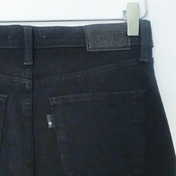 LEVI'S BLACK 311 SHAPING SKINNY DENIM JEANS 28 - Picture 8 of 11